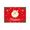 Christmas Placemat Decoration Set, Claus Linen Stain-resistant And Heat-insulating Tablecloth