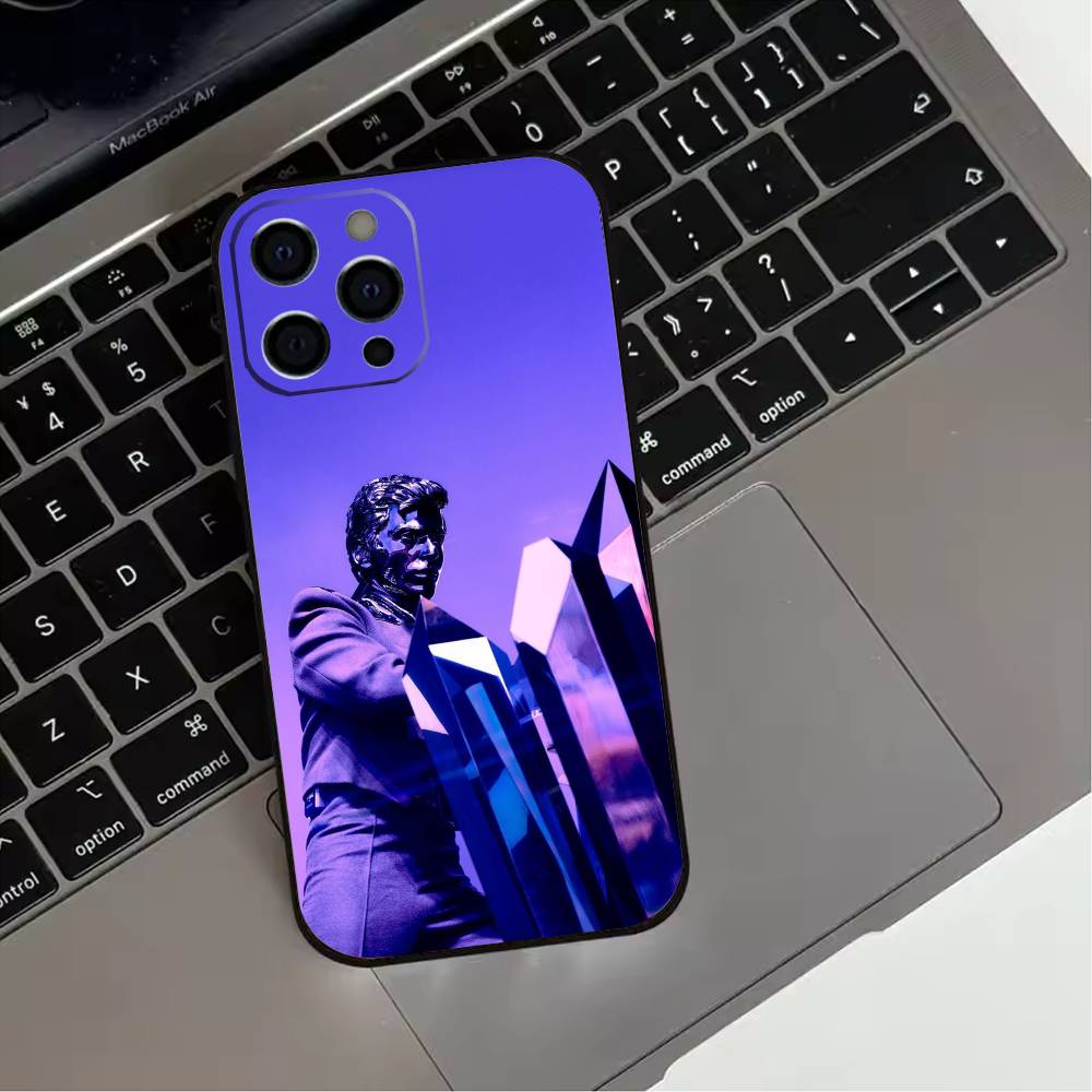 Gesaffelstein Handyhülle Für iPhone 17,16,15,14,13,12,11 Plus,Pro Max,XS,Weiche Silikon Schwarze Hülle