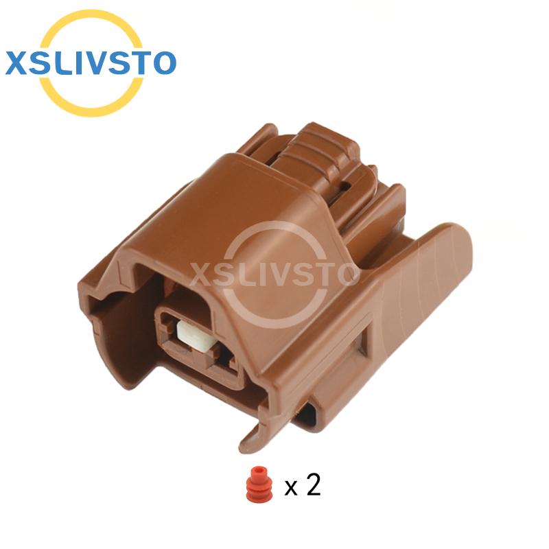 

2 Pin 90980-11153 female Automobile waterproof connector Fuel injector harness plug For Toyota Lexus 1 Set