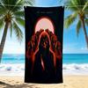 1Pc Moonlit Ghostly Choir Beach Towel, Quick Dry, Multi-Use for Beach Pool Gym Yoga Home Travel, Christmas, Halloween, Xmas Gift M929173