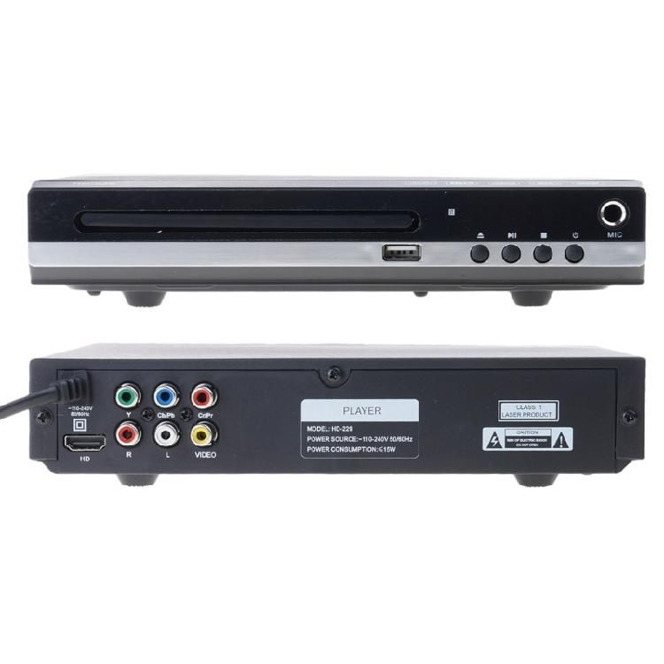Functional DVDs Player for Any TV Connect via HDMIs or Video Offer 1080P Claritys USB Media Access for Dorm Room Office