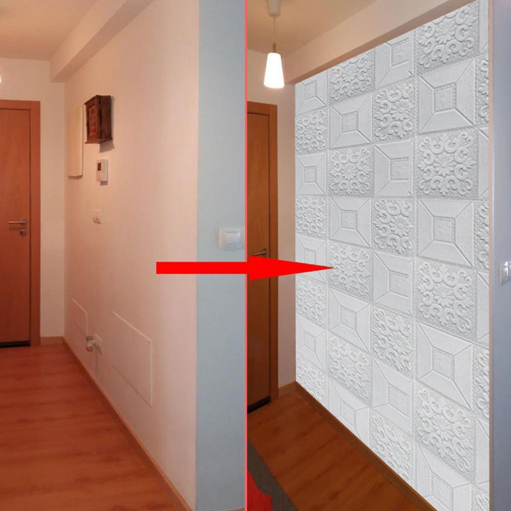 3D Wall Sticker Replacement Self-adhesive Soft Tile