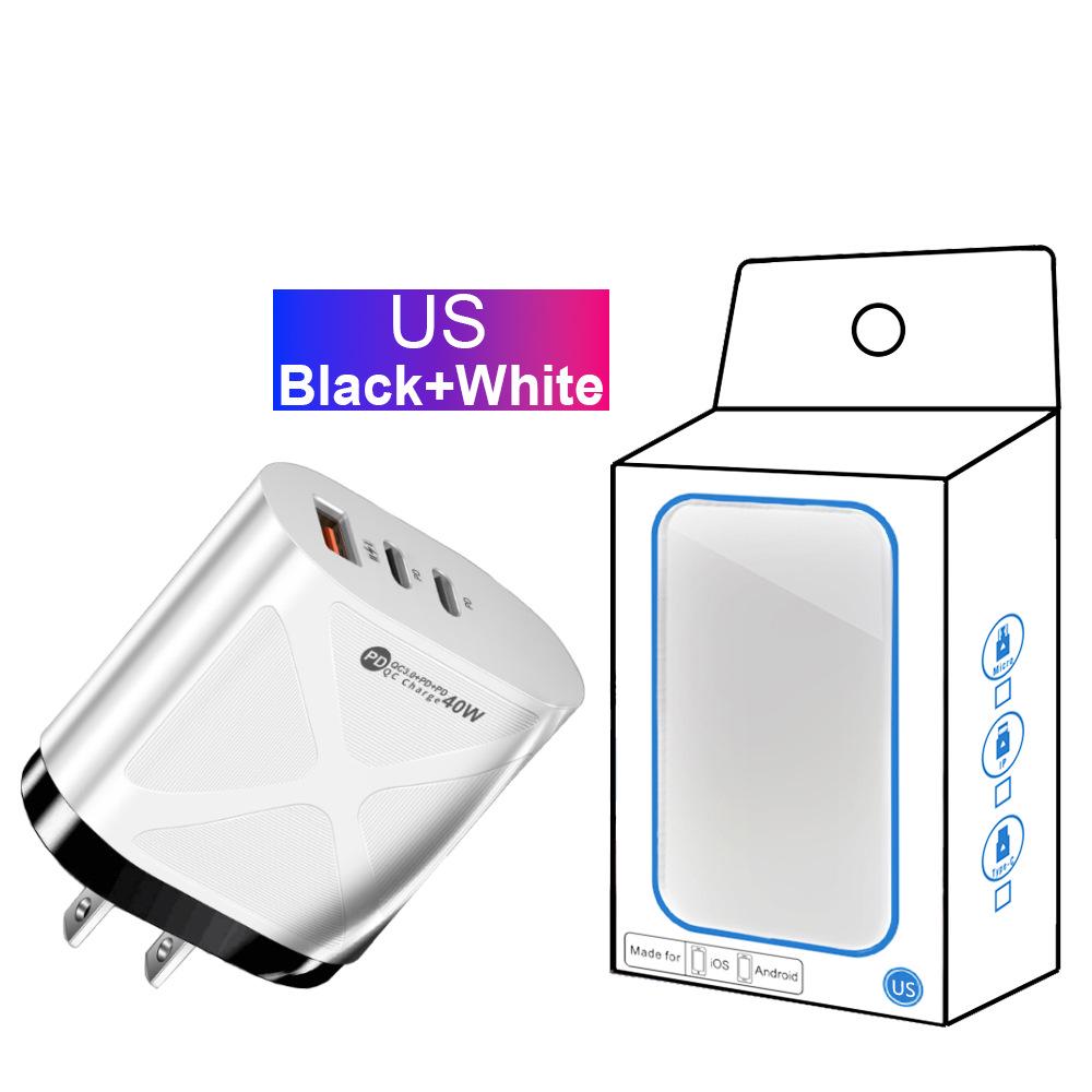 Universal Charger: 1U+2PD, Compatible with Australian, European, American, and British Power Standards