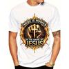 European sizes [Men's 3D Printed Tee] New Men's 3D Printed T-Shirt - Comfortable and Breathable Polyester Fiber - Fun Print Design