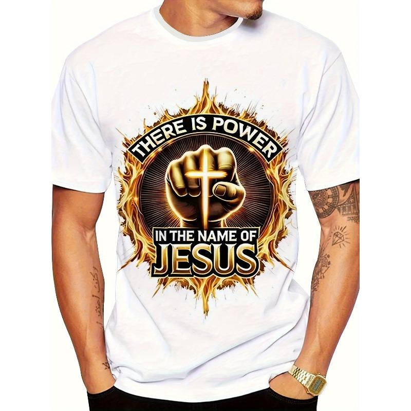 European sizes [Men's 3D Printed Tee] New Men's 3D Printed T-Shirt - Comfortable and Breathable Polyester Fiber - Fun Print Design