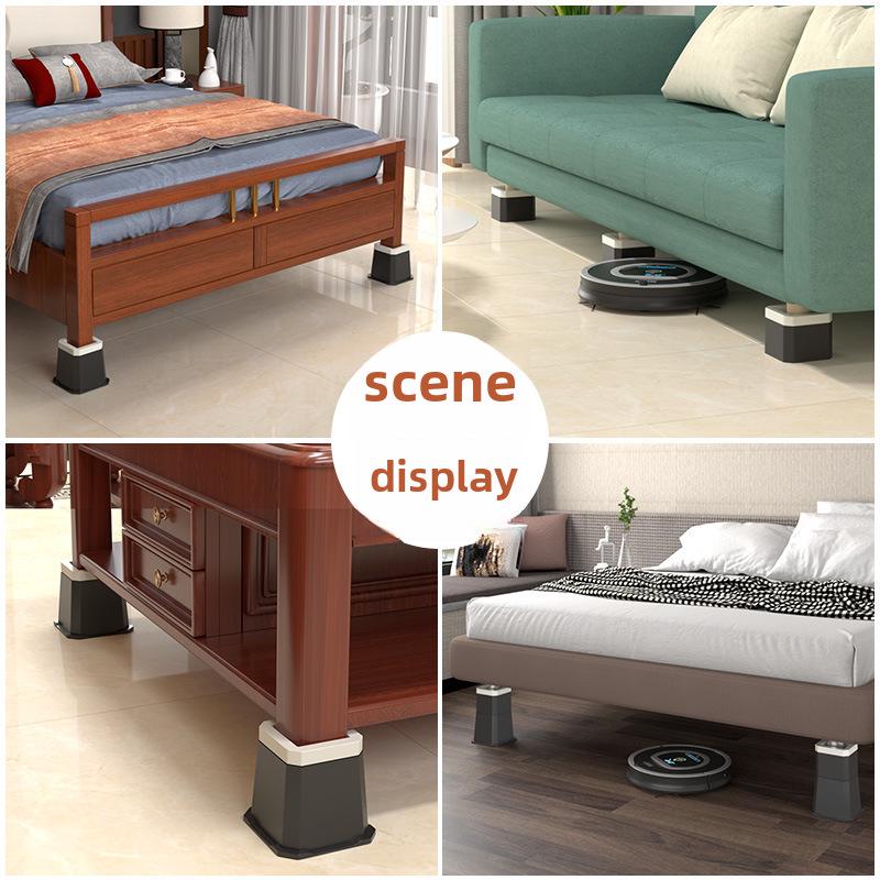 Tampoane reglabile de înălțire pentru mobilier pentru paturi, mese, canapele, scaune, mașini de spălat și frigidere