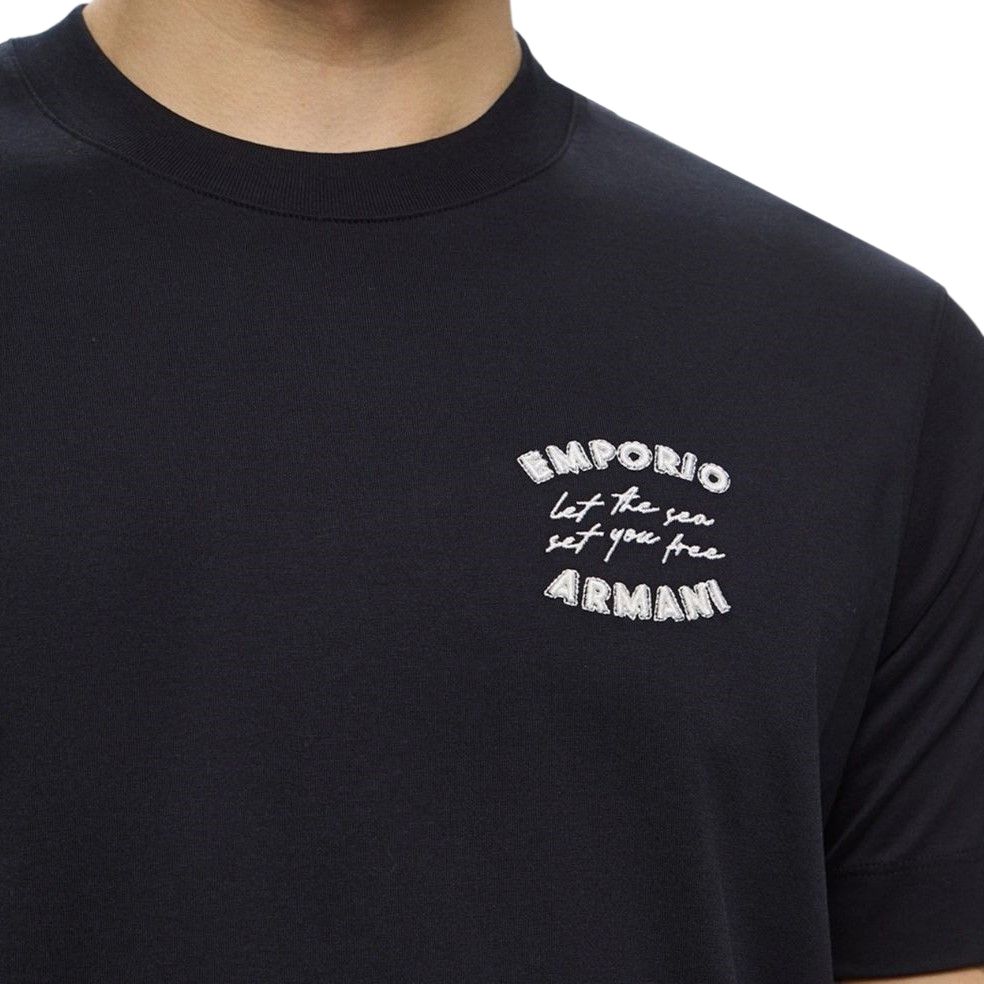 EMPORIO ARMANI SS25 T Shirt Men's Black EM000827-AF12926-UC001