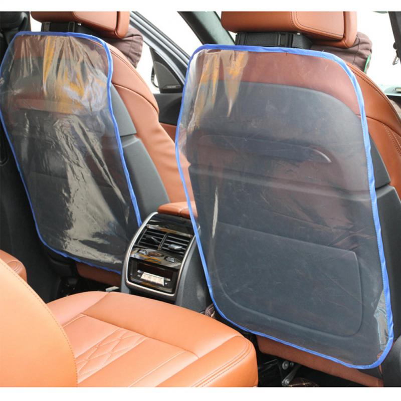 Car Seat Back Protector Cover Anti-dirty Cushion Children Baby Anti-kick Anti-stepping Mud Dirt PE Film Seat Cover Mat