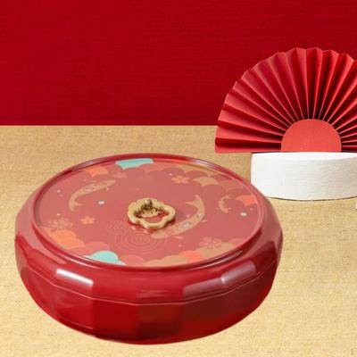 Abteil Snack Serviertablett Vorspeise mit Deckel Behälter Aufbewahrungshalter für Hochzeit