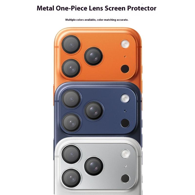 Matte Finish Camera Cover Guard Anti Fingerprint Drop Proof Film Design For Phone Shockproof Design Aluminum Alloy Frame
