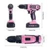 21V Portable Lithium Battery Rechargeable Impact Drill & Electric Screwdriver