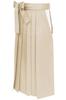 Plain Hakama for Girls [KYOETSU] (White-gray Brown, 91cm)