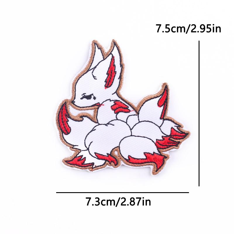 Cute Cat Duck Animal Cartoon Iron On Embroidery Patch for Kids Clothing Backpack Jacket School Bag Kawaii Design Decoration