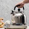 3L Stainless Steel Whistling Tea Kettle Stovetop Fast Heating Large Capacity Heat Resistant Handle Easy Clean Kitchen Teapot For
