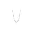 Geometric Personality Clavicle Neck Chain Early Spring Tide Bouncing Kusa V-Shaped Design Sense Necklace Women'S