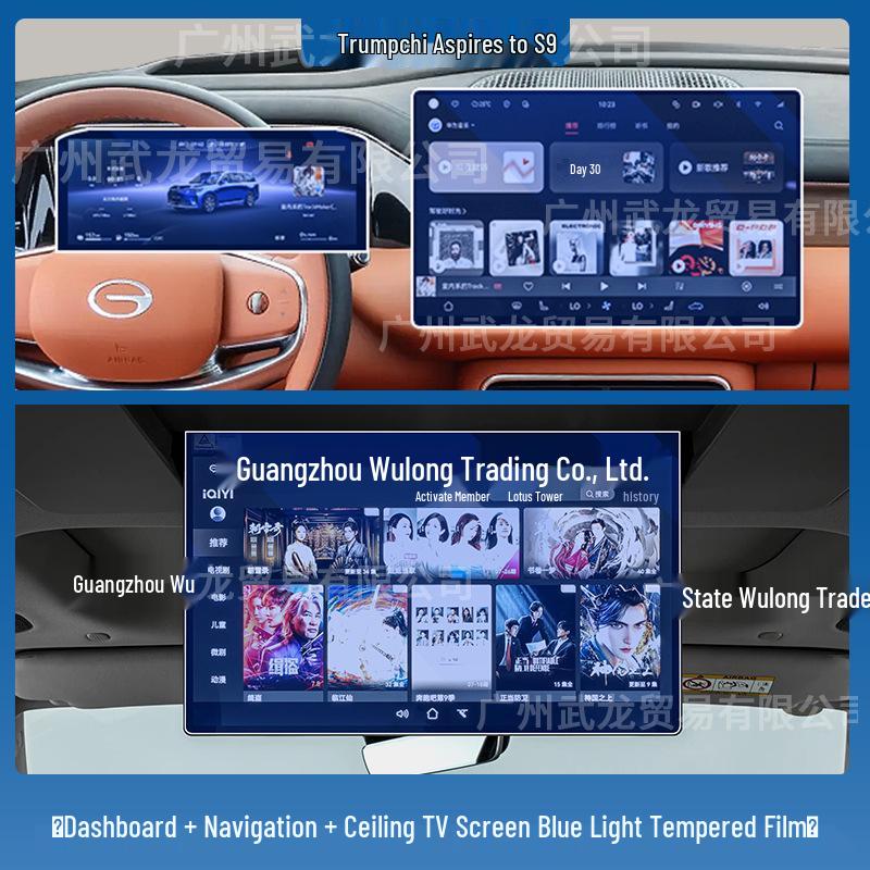 

Trumpchi Xiangwang S9 Central Control Screen & Gear Shift TPU Film for 26 Models