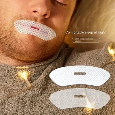 30 Stück/Packung Anti-Schnarch-Aufkleber Nachtschlaf Lippen-Nasenatmung verbesserndes Pflaster Mundkorrektur Aufkleberband