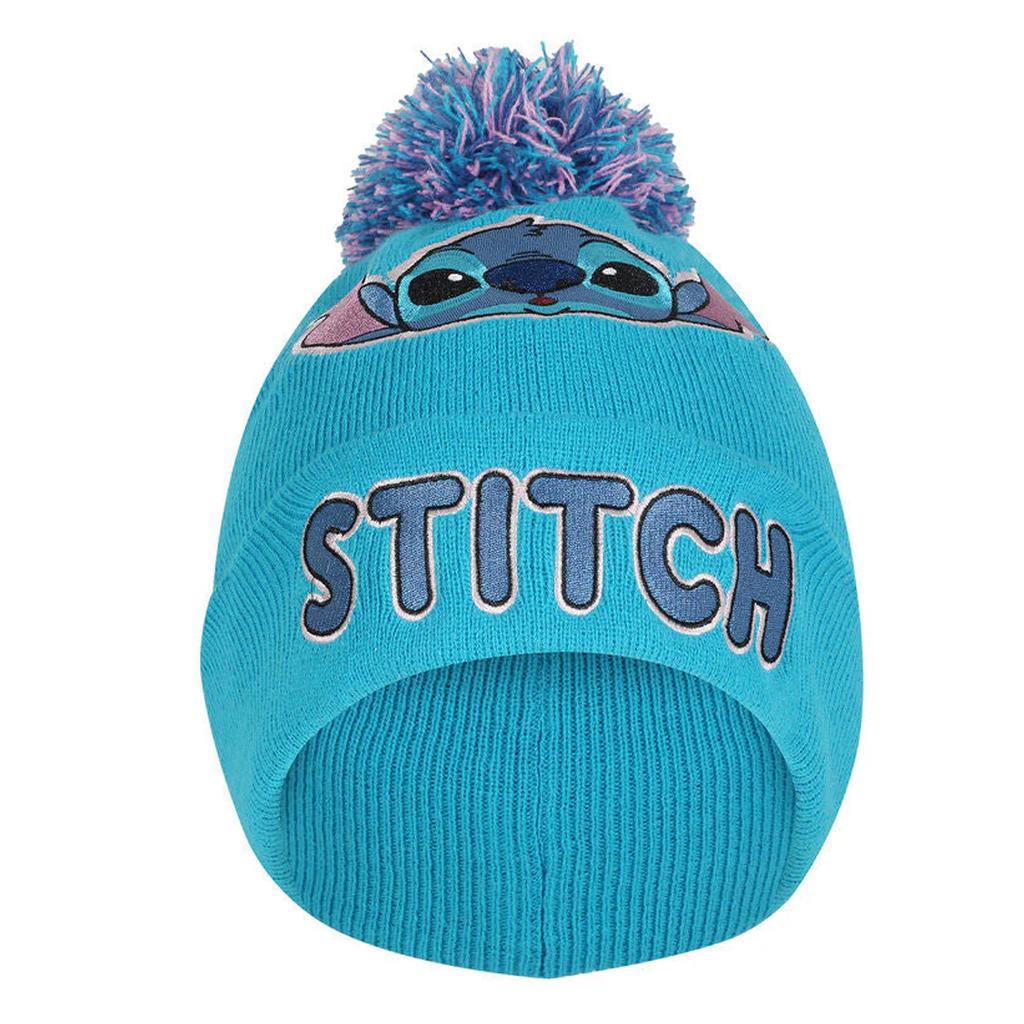 Lilo & Stitch Unisex Adult Face Embroidered Beanie