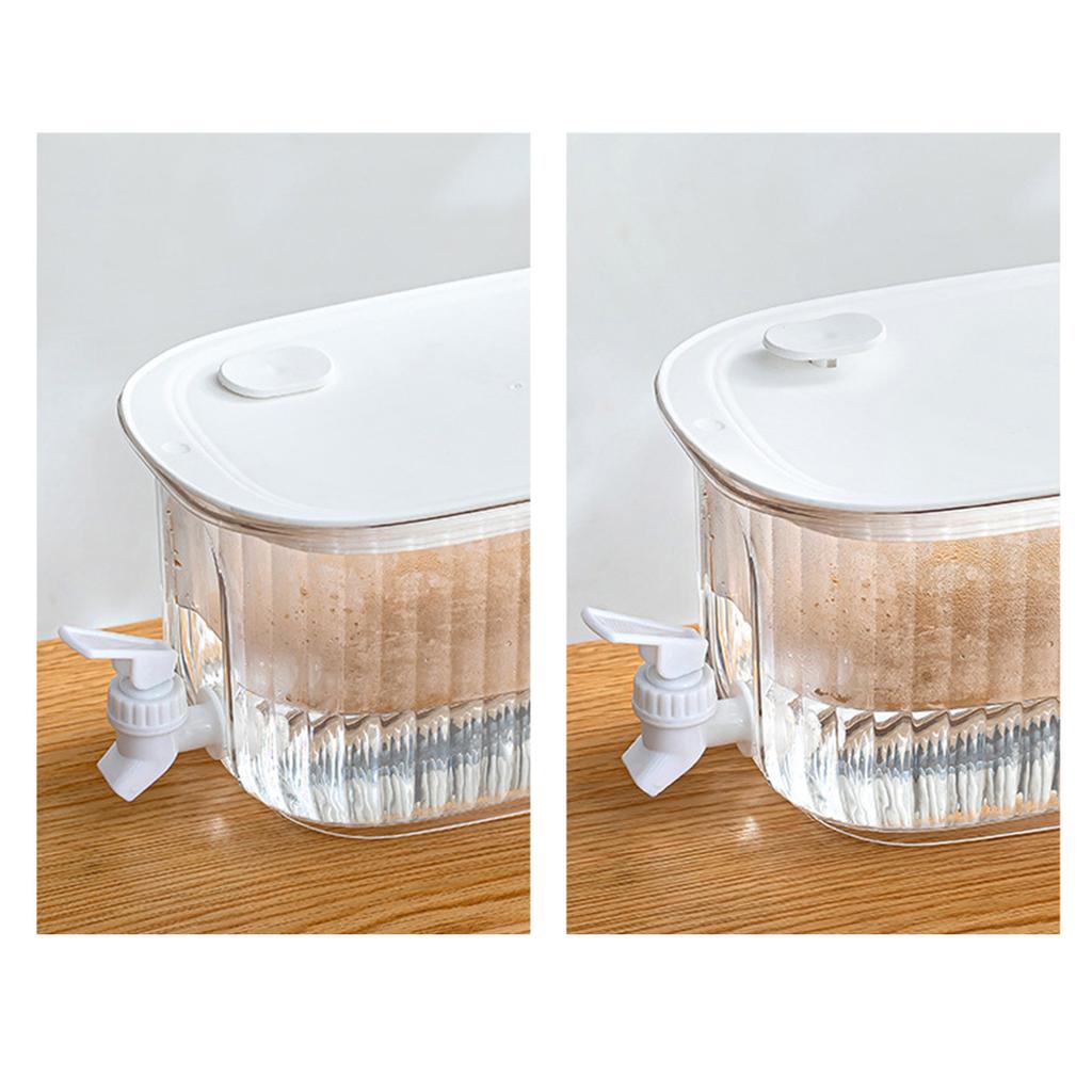 Beverage Drink Dispenser Large Capacity Food Grade Thickened Leakage Proof Cold Kettle with Faucet