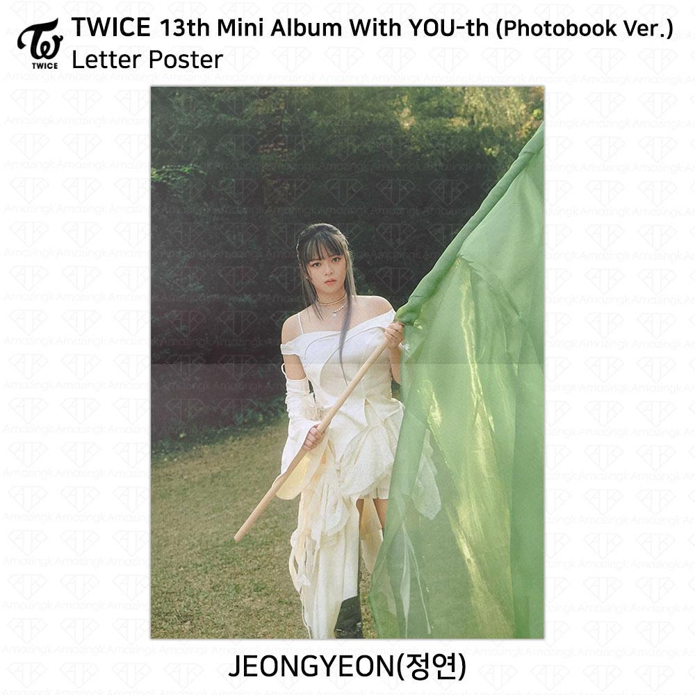 Twice 13. Mini-Album mit YOU-th Youth Photocard Poster Film Sticker Jeongyeon KPOP K-POP