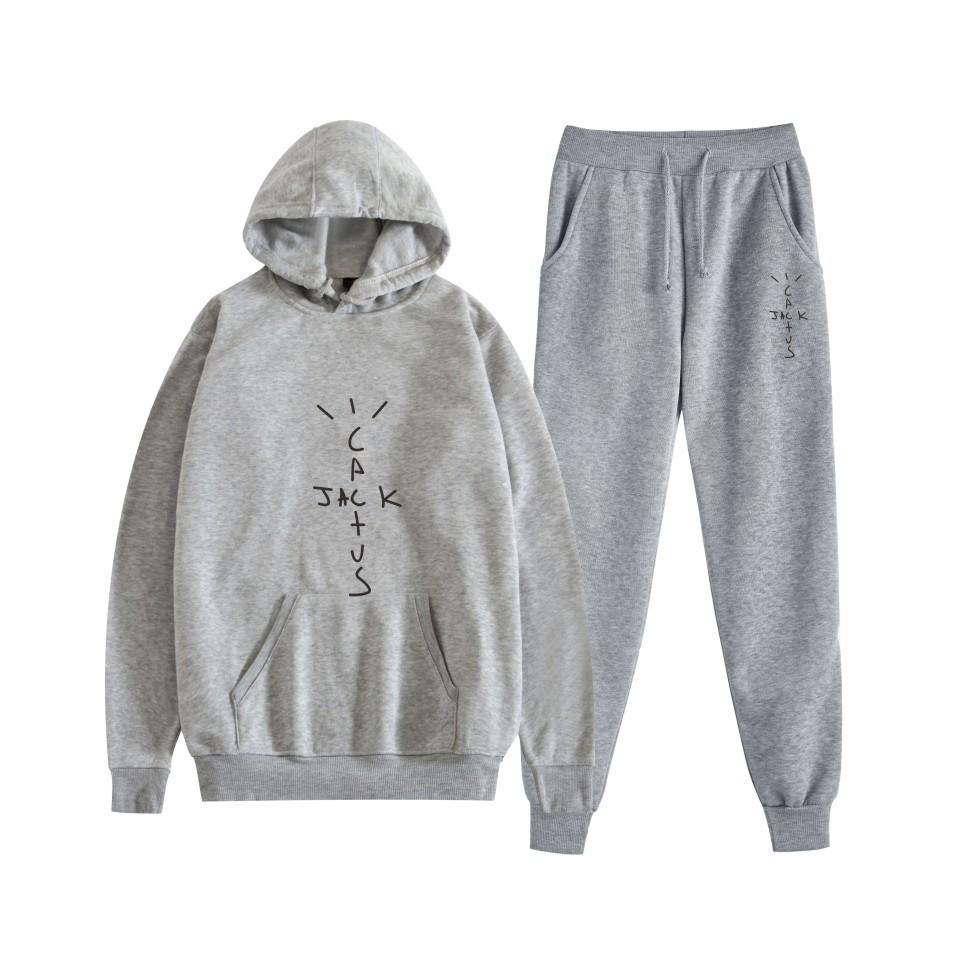 Hot-selling European and American Singer Travis Scott Casual Hooded Sweater Couple Suit