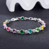 Full Diamond Zircon Bracelet Women'S Simple Temperament Flash Diamond Zircon Bracelet