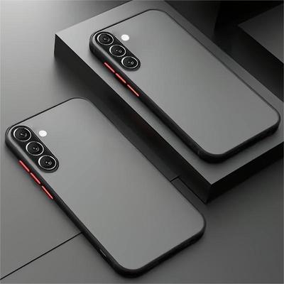Stoßfeste Silikon-Matt-Telefonhülle für Samsung Galaxy A54 A34 A14 5G A04 A32 A42 A52 M53 M33 M23 Klare rückseitige Abdeckungsschale