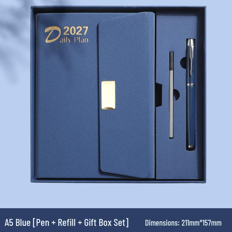 2027 Spanish-English Daily Planner & Journal Gift Set