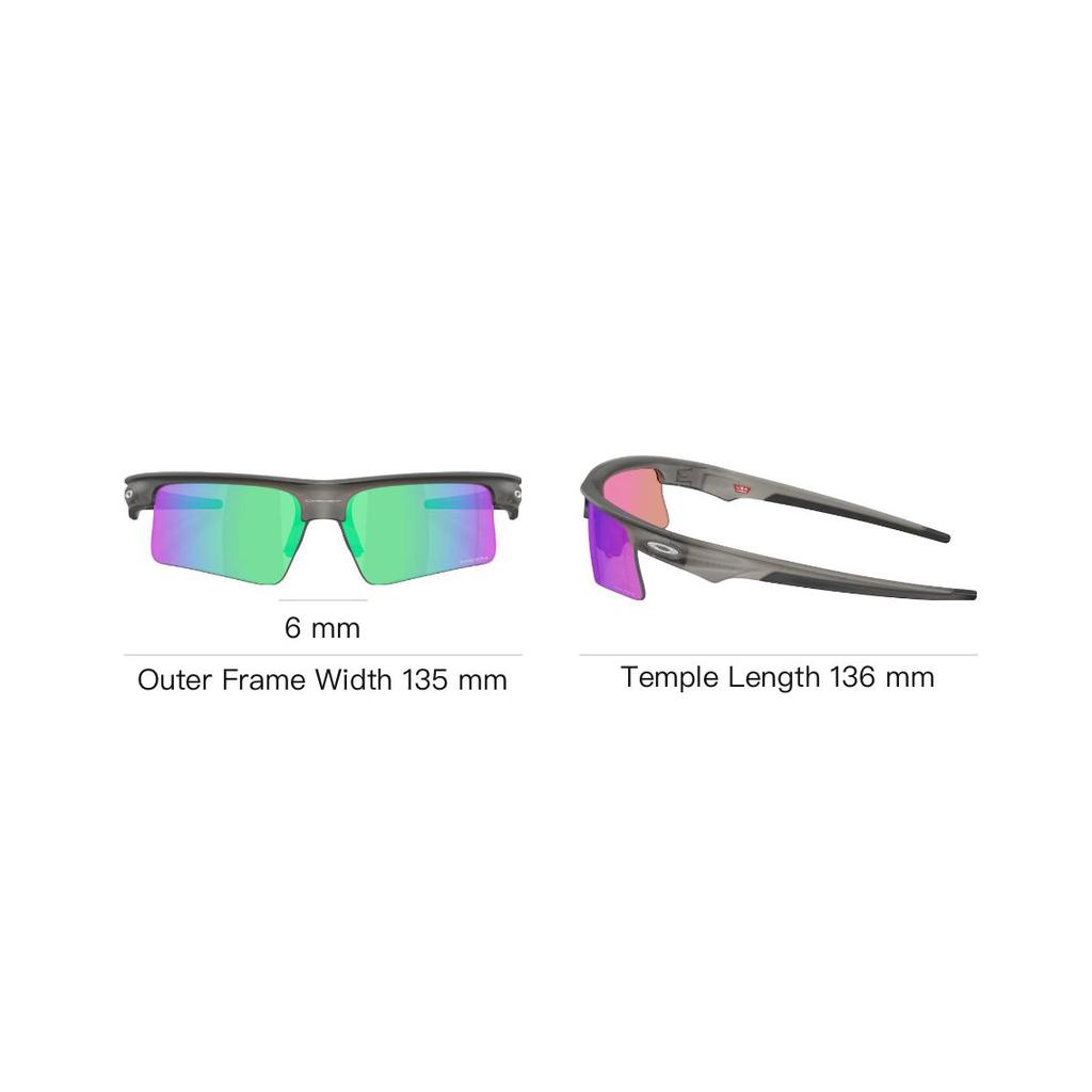 Oakley O-Matter™ Irregular Shape Sunglasses Unisex sunglasses Matte-Gray Smoke OO9534-0868