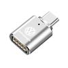 USB To Type-C Adapter LED Light OTG Micro TypeC Female Adapters Connector For Volkswagen VW Golf Amarok T5 Phaeton Teramont ID3