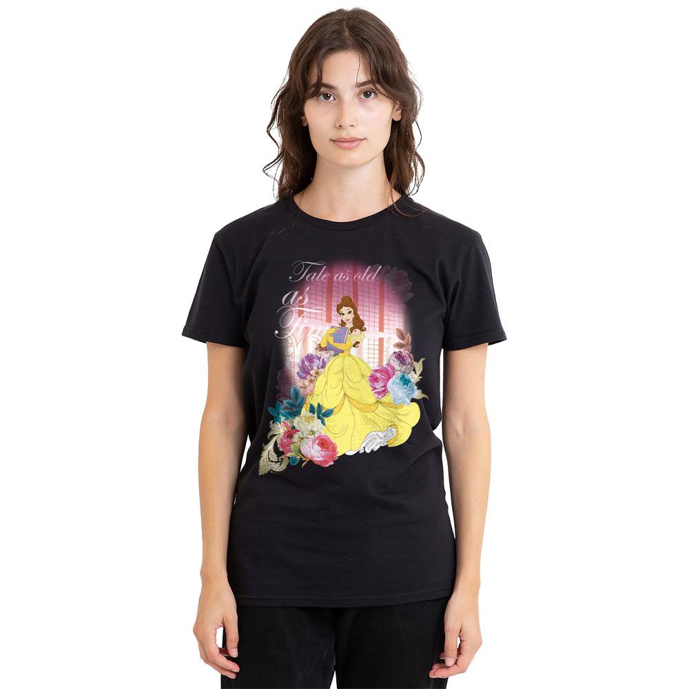 Beauty And The Beast Unisex Adult Belle Flowers T-Shirt