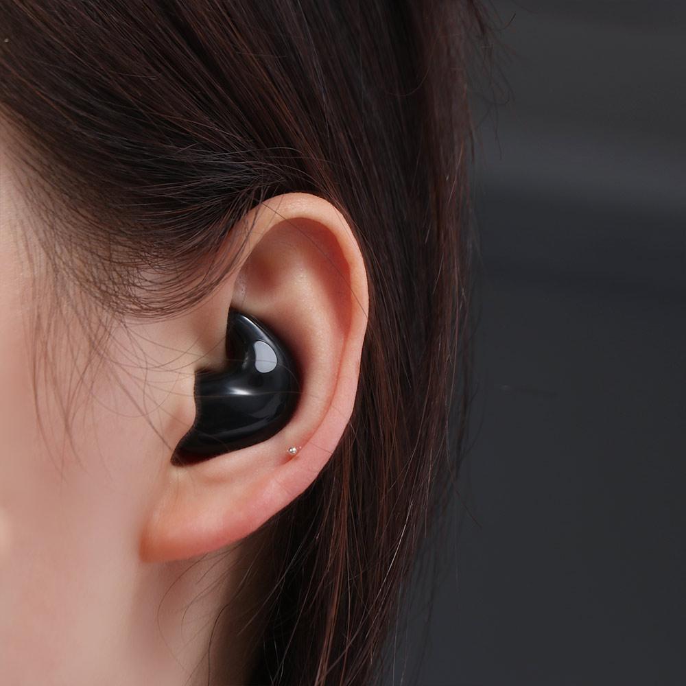 Snug To Ear Bluetooth Earphone X55 Sleeping Earbuds Wireless Blue Tooth Earbuds  Music Stereo