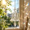 Elegant Krystal Vindklokke Glas Klokke Solfanger Hængende Dekoration Til Hjem Have Julegaveidé Krystal Klokke Vindklokke