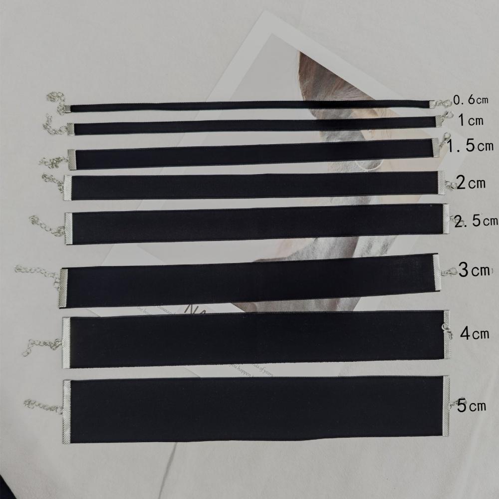 Goth Black Velvet Choker Necklaces Gothic Style Rope Women Neck Decoration Chocker Jewelry On The Neck Collar For Girl Kpop