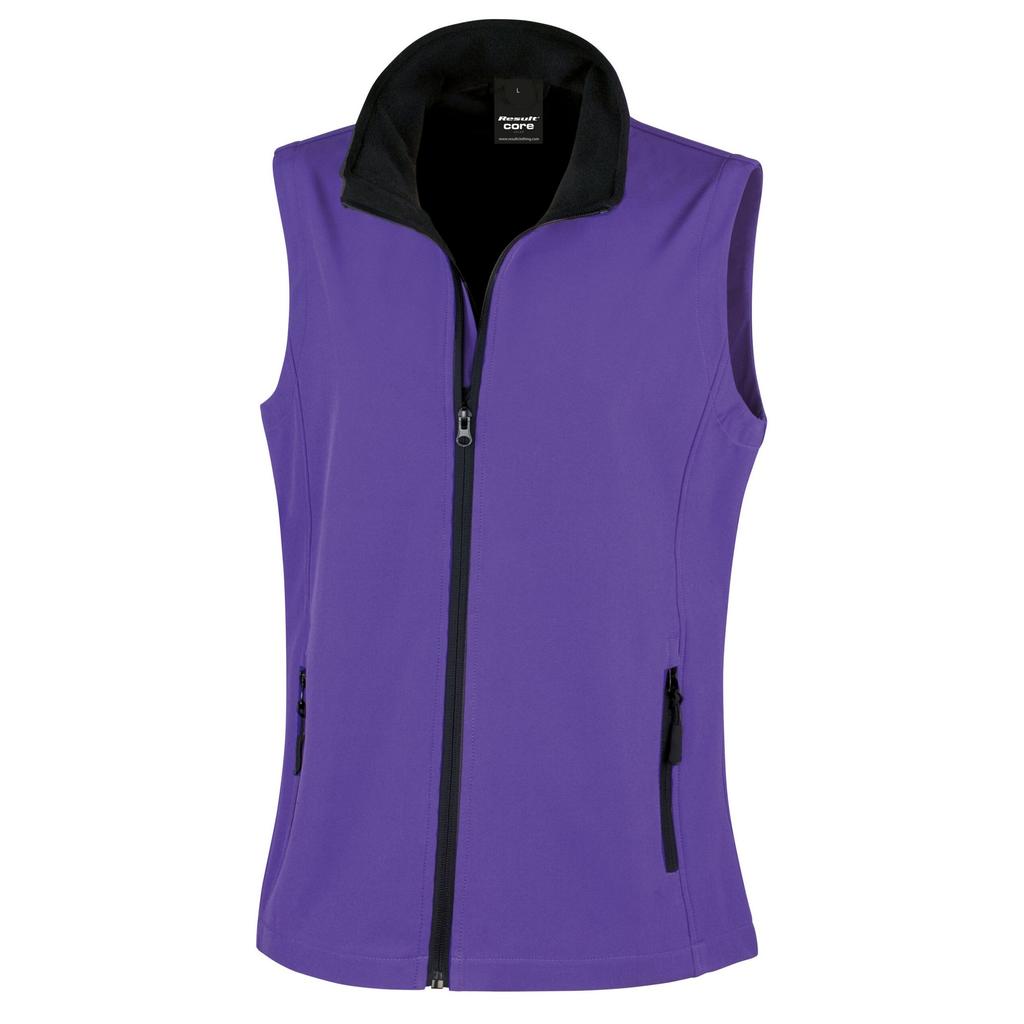 Result Womens/Ladies Softshell Body Warmer