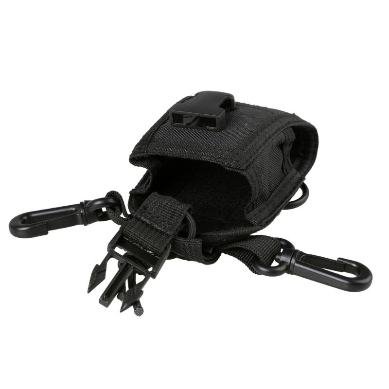 Interphone Storage Pouch Two Way Radio Holder Holsters Nylon Belt Case Bag with Adjustable Shoulder Strap