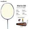 Wind Blade 500 Carbon Fiber Badminton Racket, Speed Offensive 5U, Unisex Professional.
