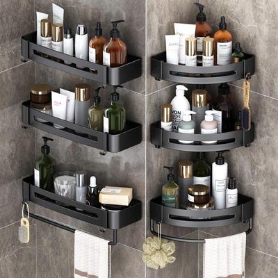 Wall-Mounted Corner Bathroom & Kitchen Shelf