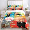 Boss Baby Celebration Print 3Pcs Bedding Setduvet Cover With 2 Bedropillowcase Home Birthday Gift