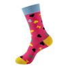 Stylish Four-Leaf Clover Socks Women Men Mid-Calf Crew Cotton Blend Trendy Casual Fashion
