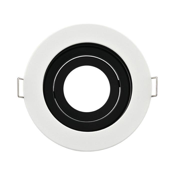 Support de spot Beta R3 rond blanc/noir MR16 GU10/GU5.3