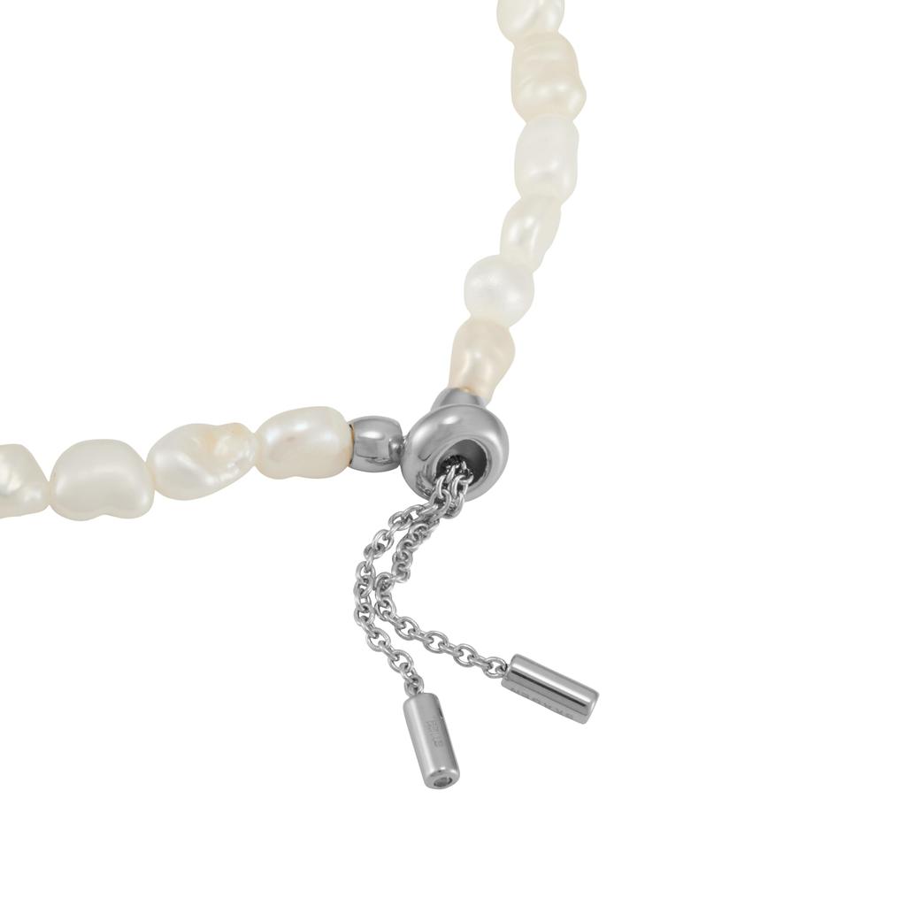 Skagen AGNETHE PEARL White Freshwater Pearl Slider SKJ1833040 Women's Bracelet,