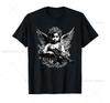 The Armed Guardian Angel T-Shirt Solider Of Love Hears Vintage Design Print Short Sleeve Print Cotton Print All Seasons