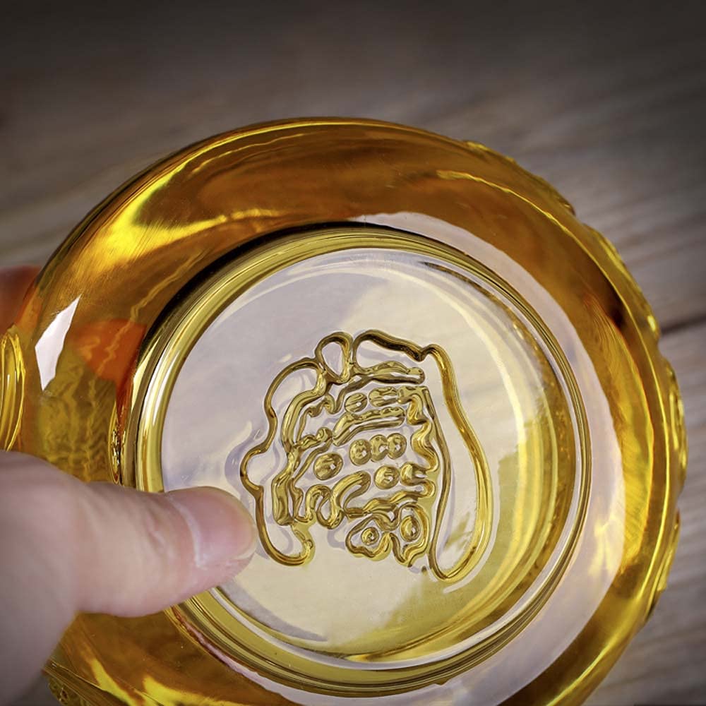 Jubao Yuanbao Citrine Wealth and Good Feng Shui Lucky Interior Prayer for Good Business Feng Shui Power Good Luck Thank You New Present Tray, (Ingot),