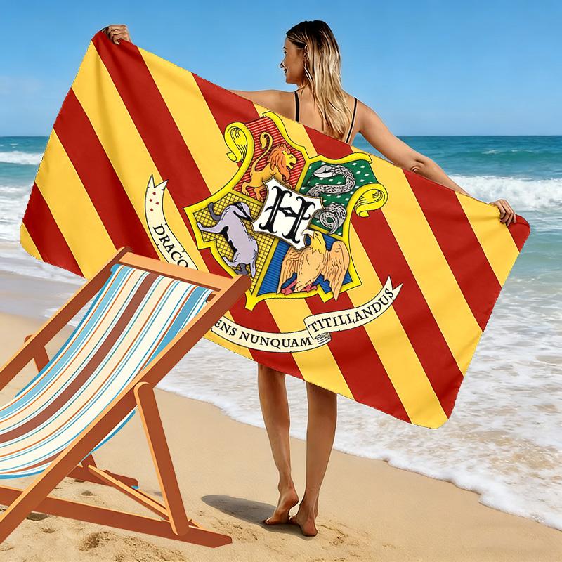 Harry Potter2 Print Beach Towel, Large Soft Quick Dry Towel for Beach Camping Swimming