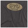 GMC Mens Oval Logo Vintage Long-Sleeved T-Shirt