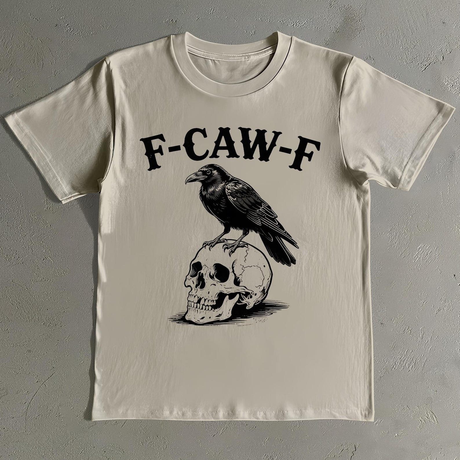 Raven Graphic Shirt: Goth Fashion Tee - Crow Lover Gift 2XL