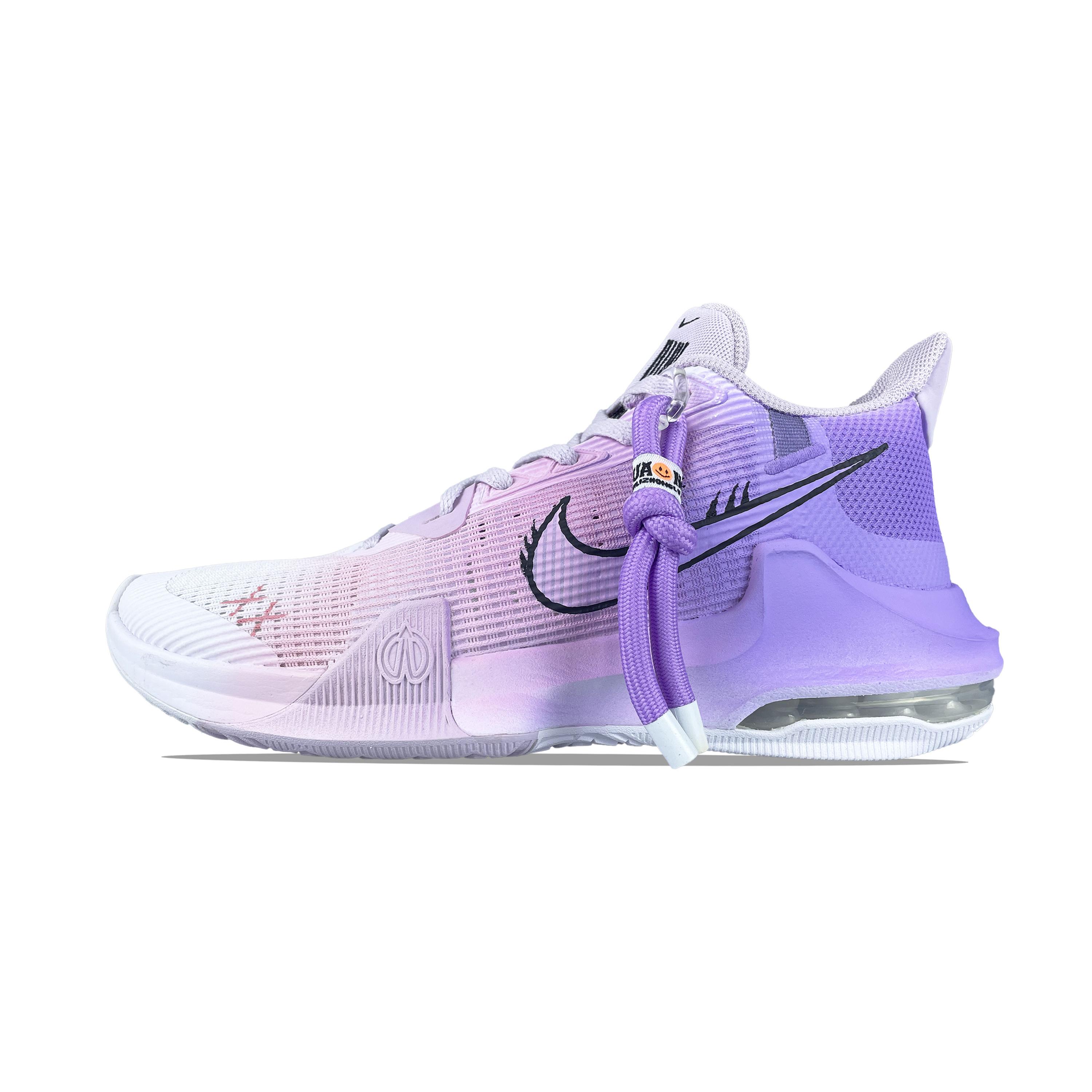 

Nike Air Max Impact Basketball Shoes Unisex Low top Pink DC3725-101(Team761-) 44.5