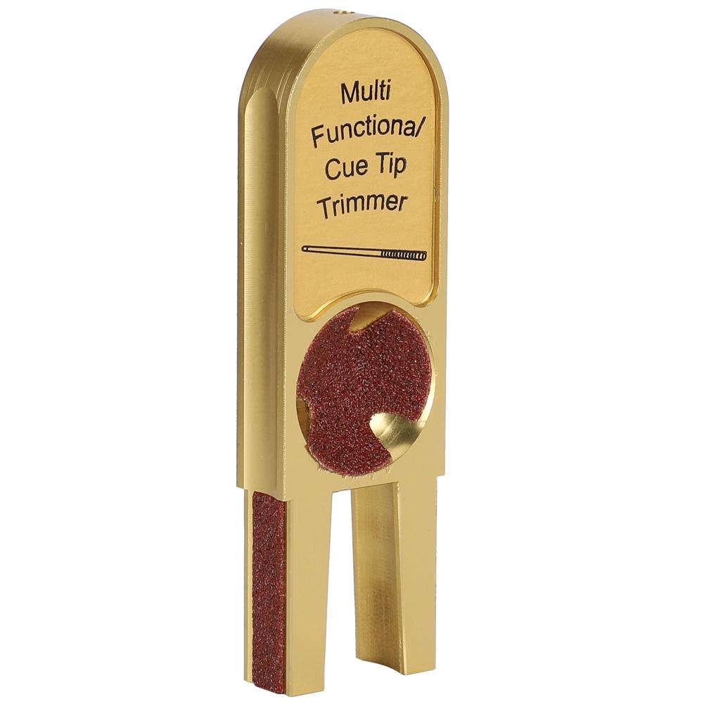 

Многофункциональный триммер для наконечников бильярдного кия из алюминиевого сплава, золотой, U-образной формы, шейпер, полировщик, снукер