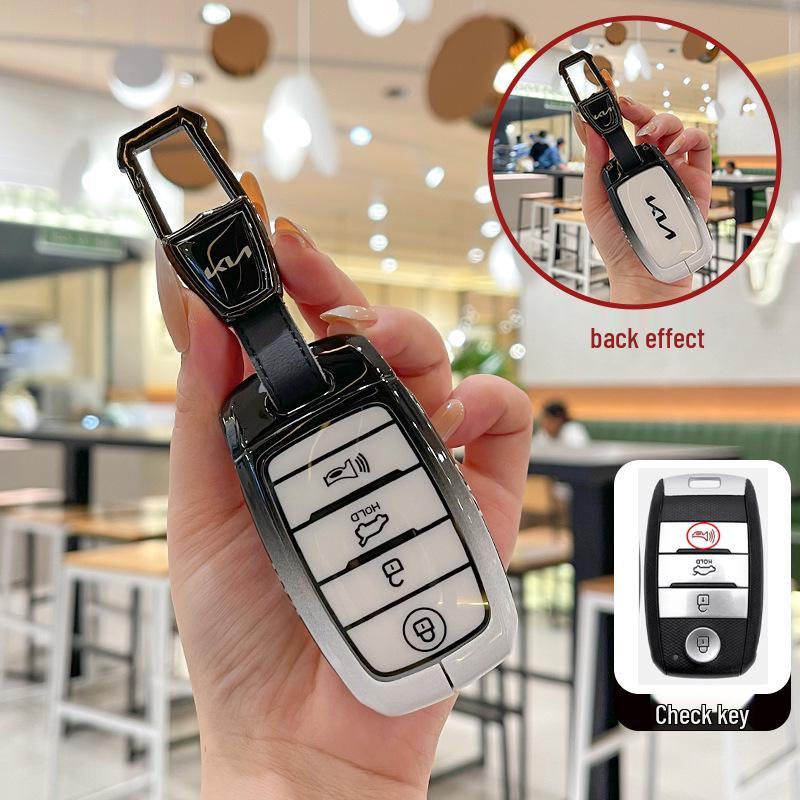 Kia Huanchi KX3/K4/KX5/KX7 2023 Intelligente Metall-Autoschlüsselhülle